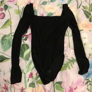 Nasty Gal bodysuit with square neckline